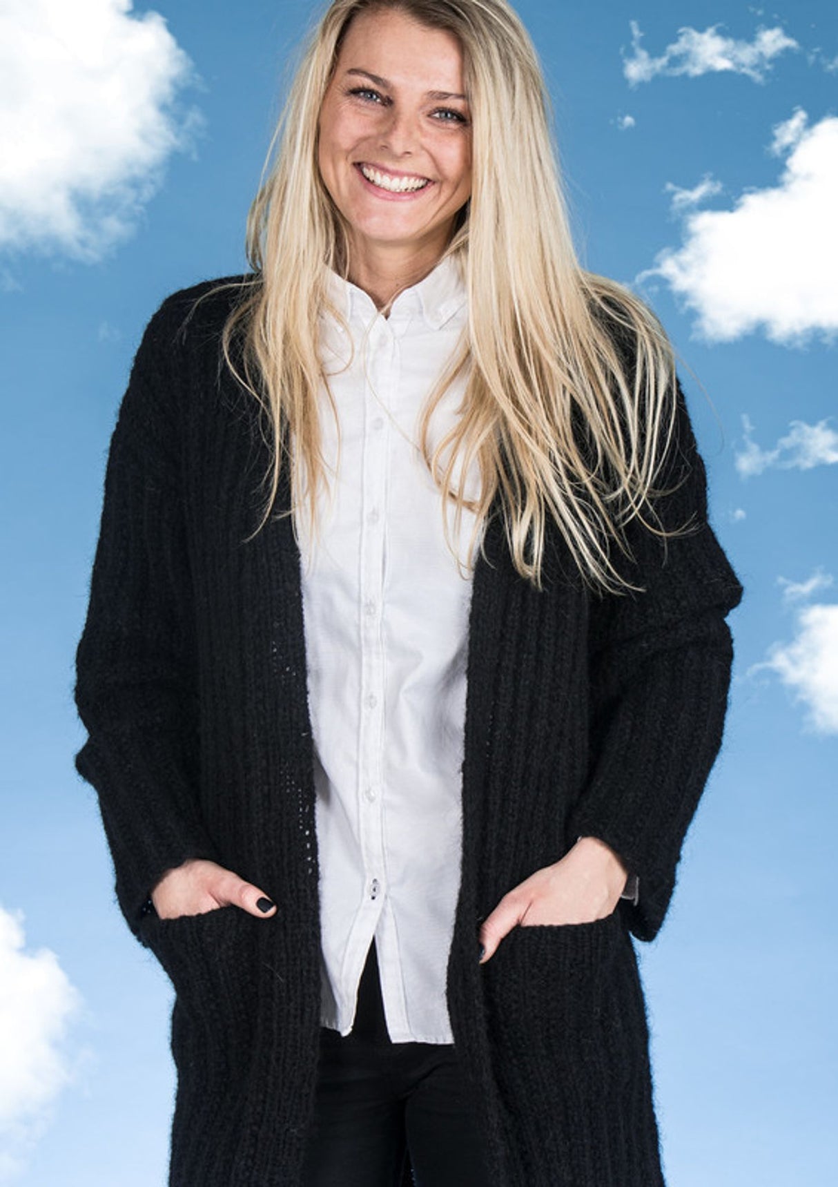 Cardigan with pockets