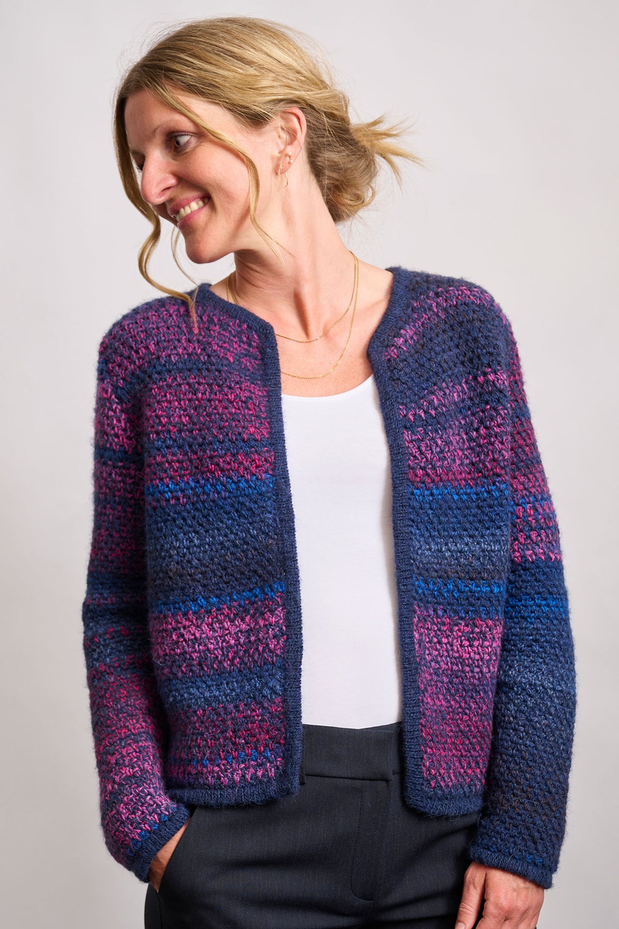Short, crocheted jacket in Taormina Pattern