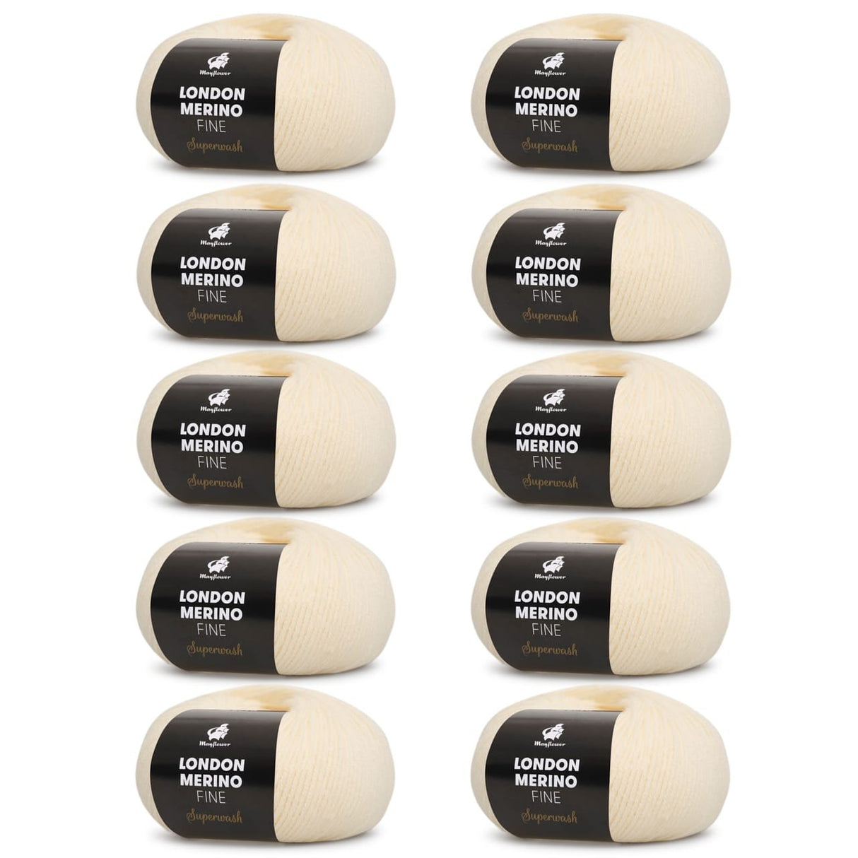 London Merino Fine 2nd sorting 10-pack