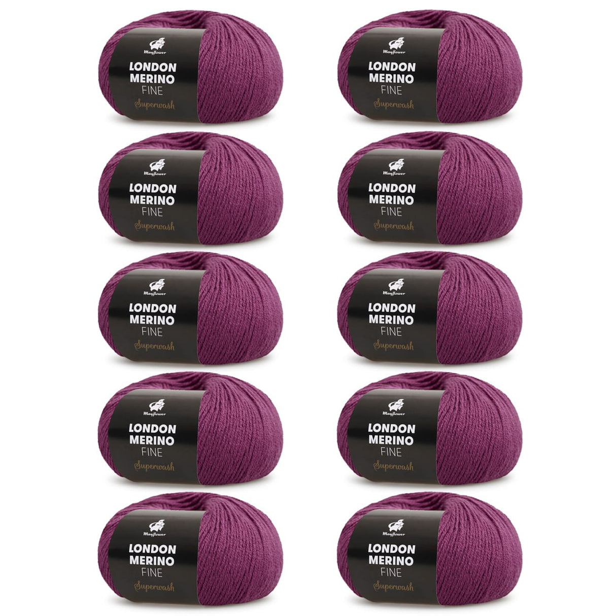 London Merino Fine 2nd sorting 10-pack
