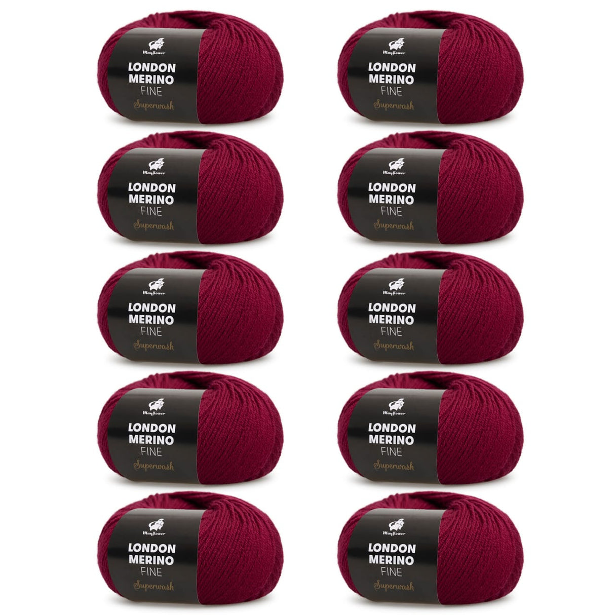 London Merino Fine 2nd sorting 10-pack