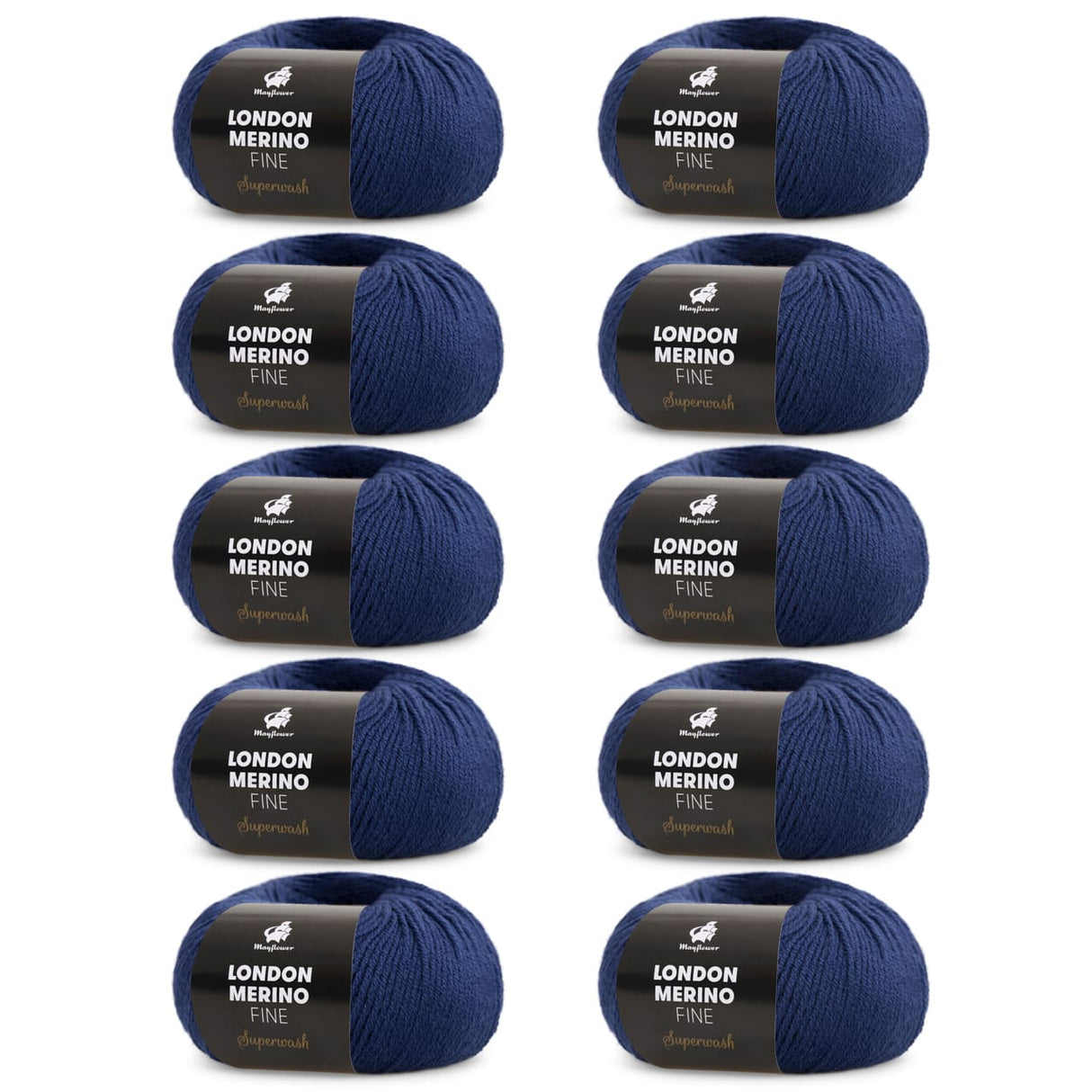 London Merino Fine 2nd sorting 10-pack