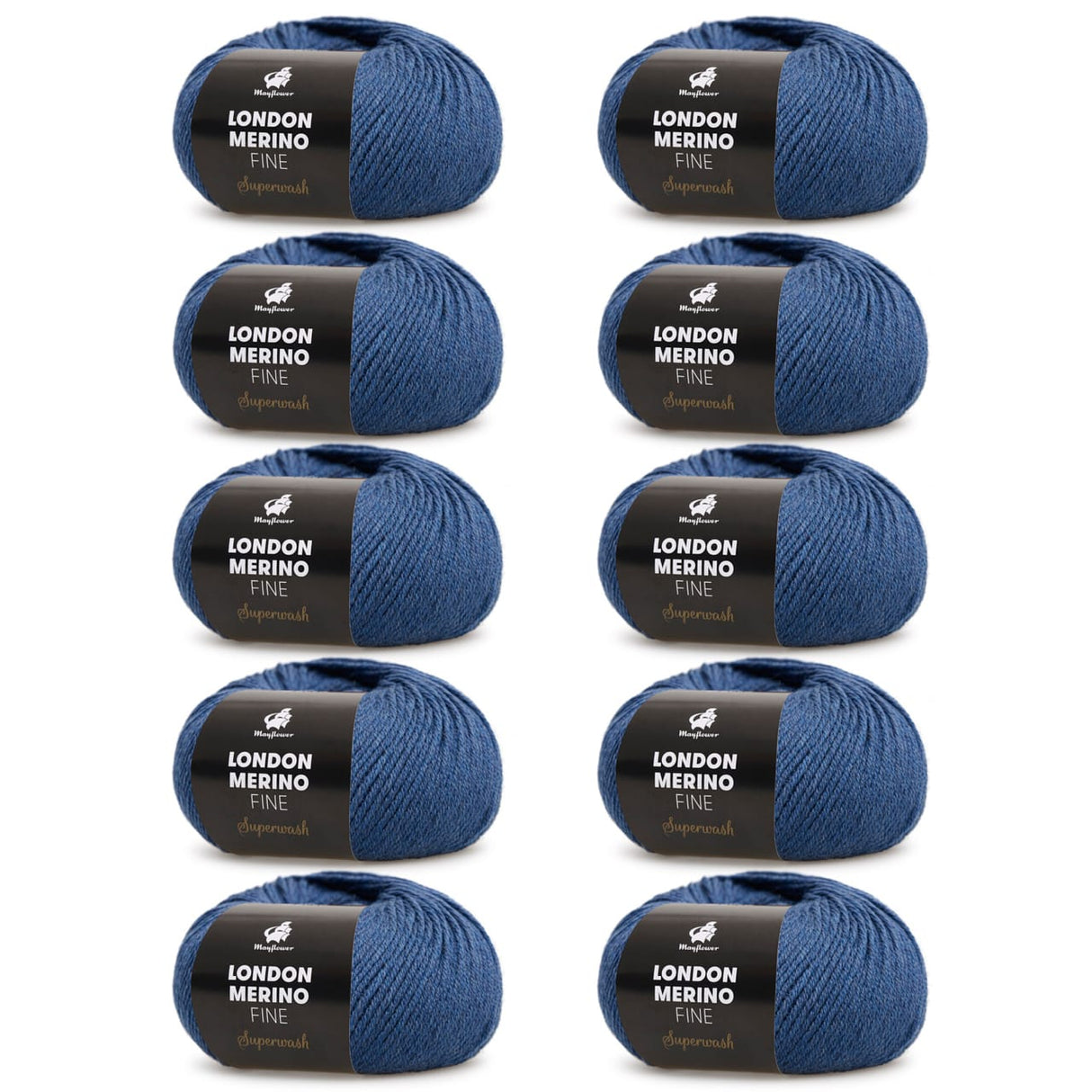 London Merino Fine 2nd sorting 10-pack