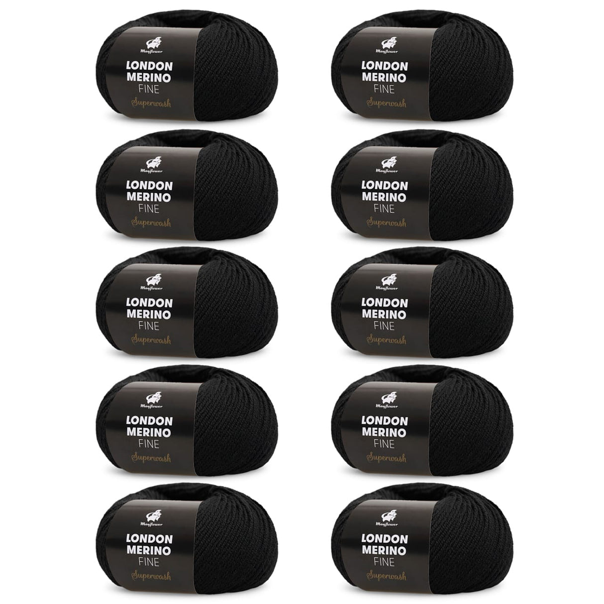 London Merino Fine 2nd sorting 10-pack