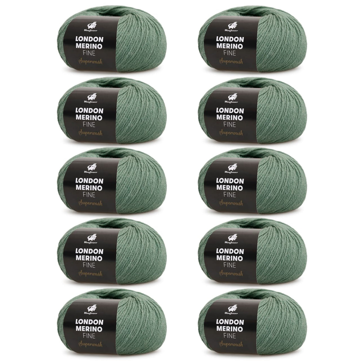 London Merino Fine 2nd sorting 10-pack