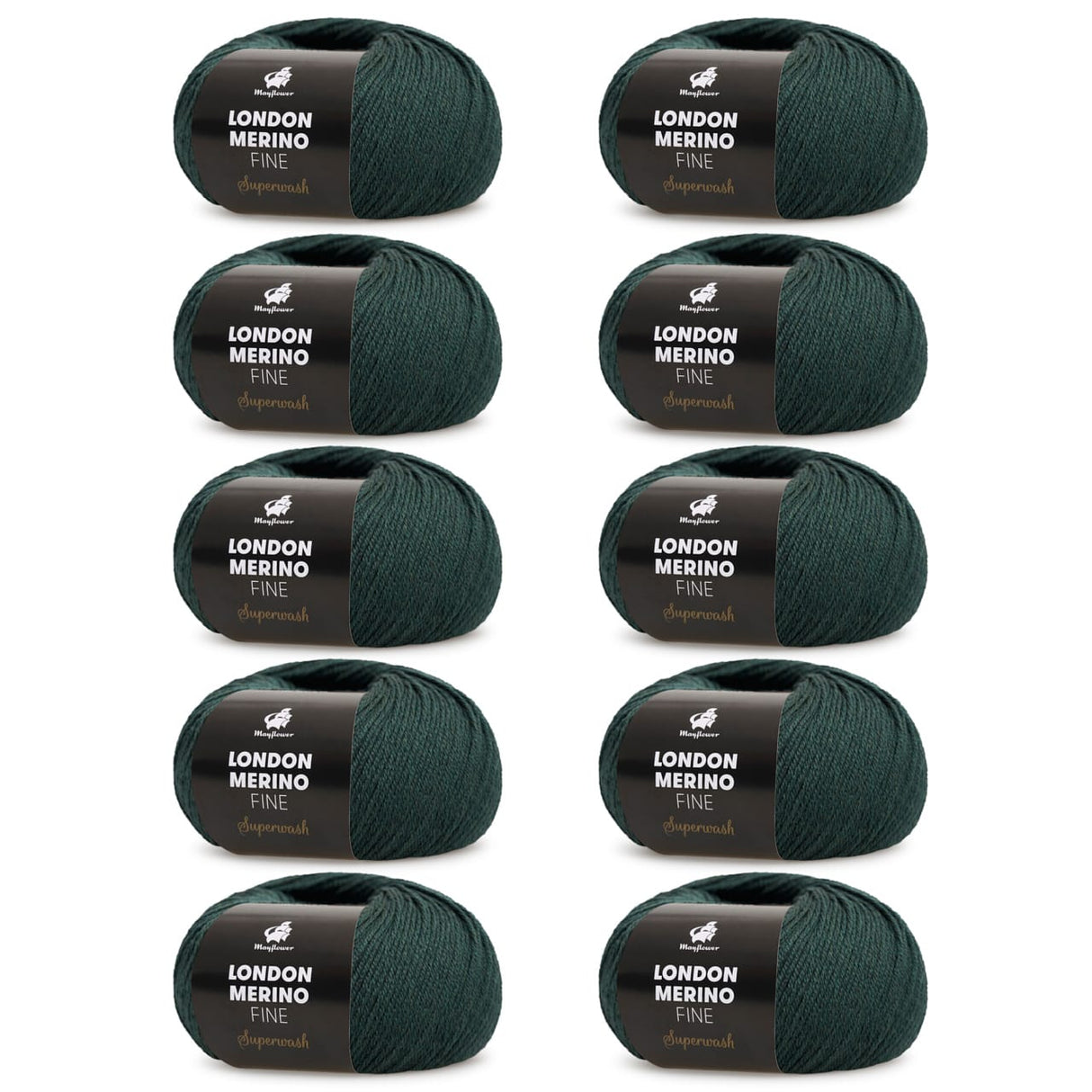 London Merino Fine 2nd sorting 10-pack