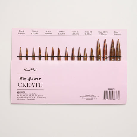 Mayflower Create Amber Interchangeable Circular Needle Set