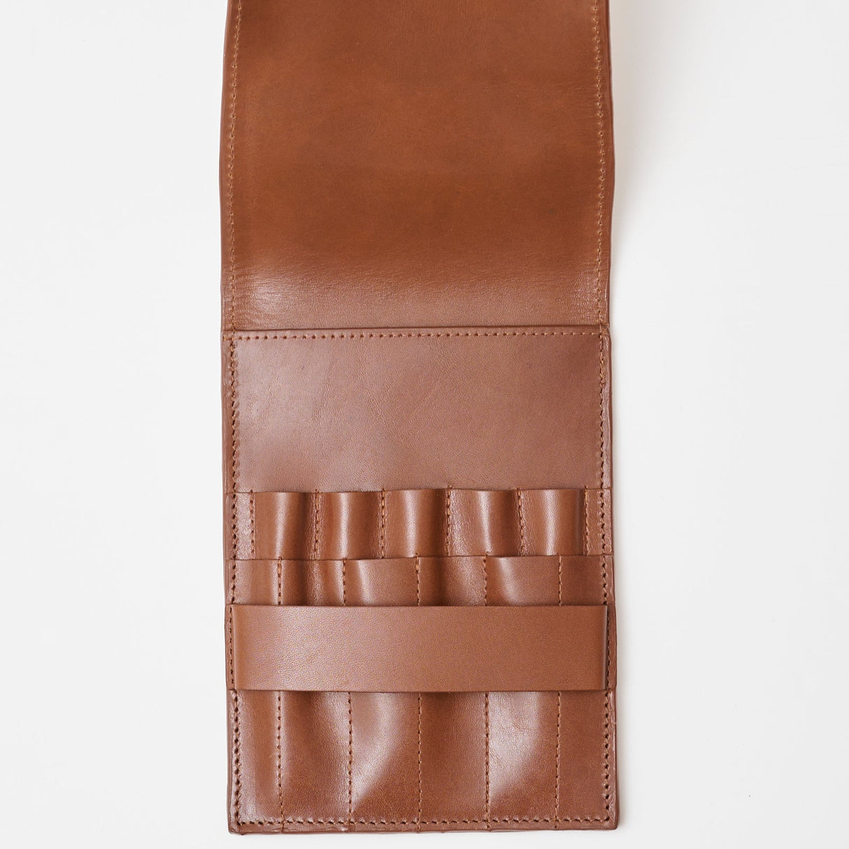 Leather Case Crochet Cognac