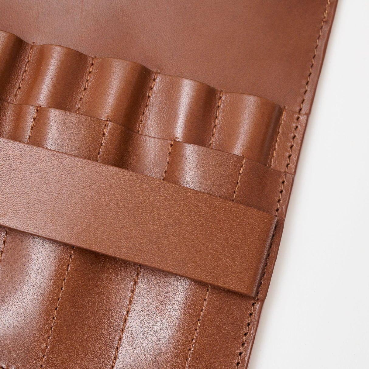 Leather Case Crochet Cognac