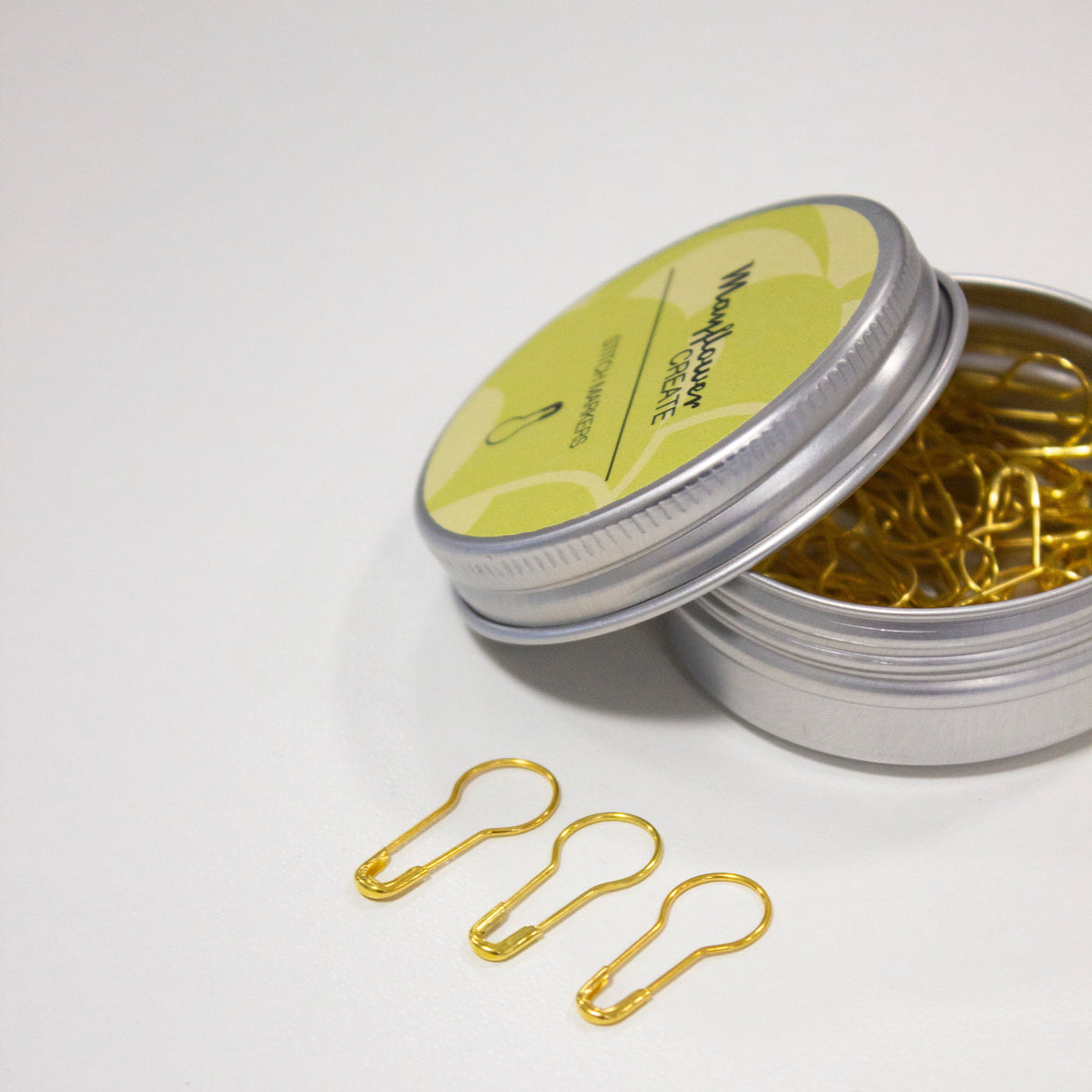 Mayflower Create Stitch Markers Metal 45 pcs. 2.15cm