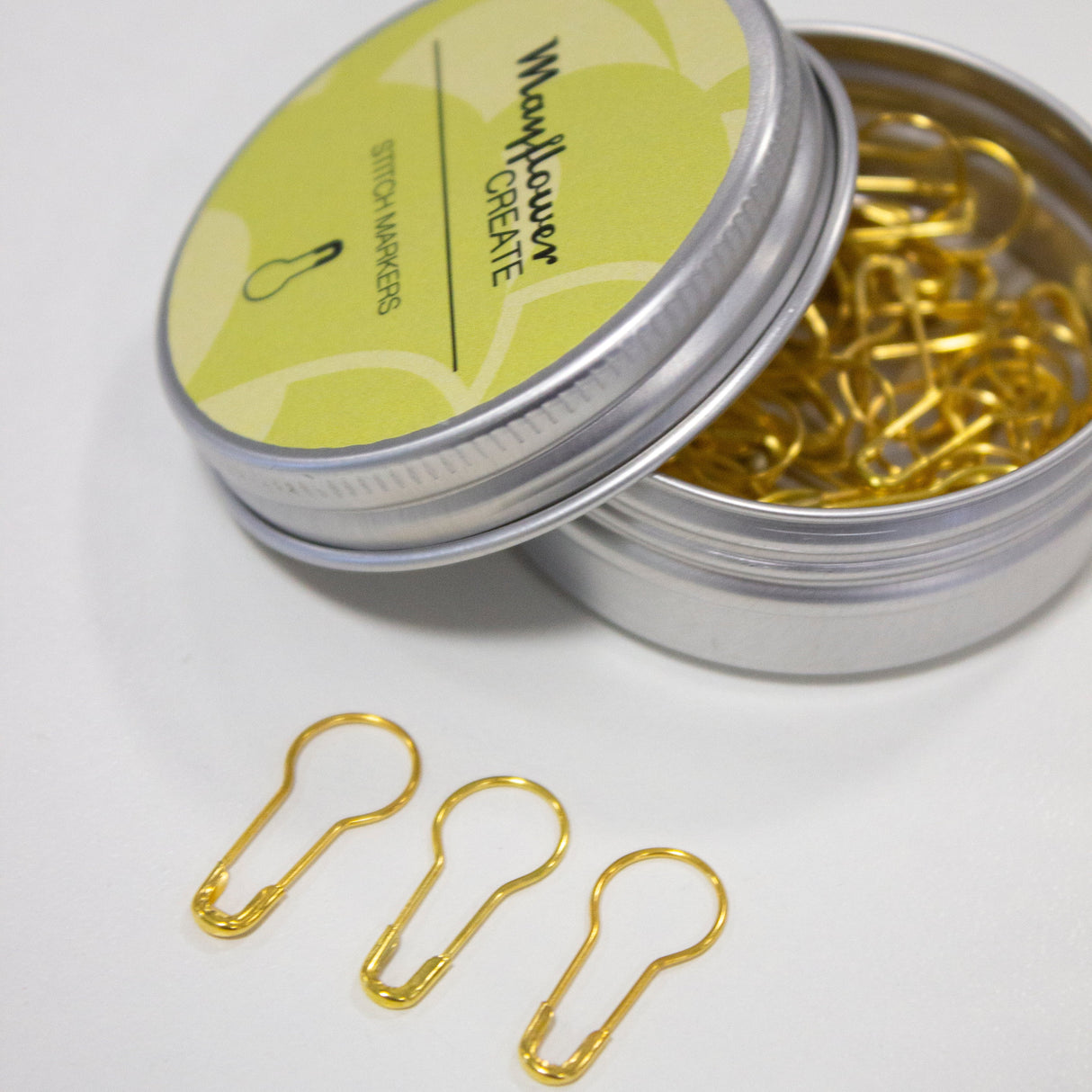 Mayflower Create Stitch Markers Metal 45 pcs. 2.15cm