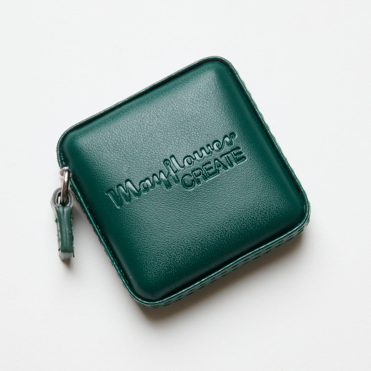 Mayflower Create Measuring Tape Square in PU Leather 150cm Dark Green