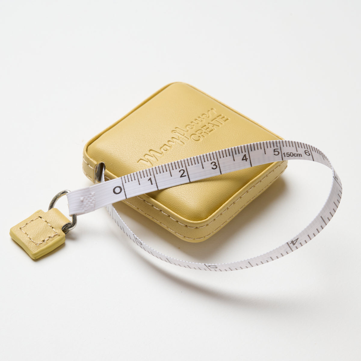 Mayflower Create Measuring Tape Square in PU Leather 150cm Yellow