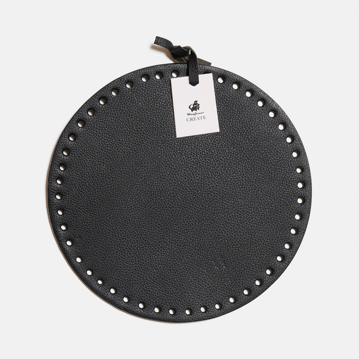 Mayflower Create leather strap - Round - Black 15-25cm