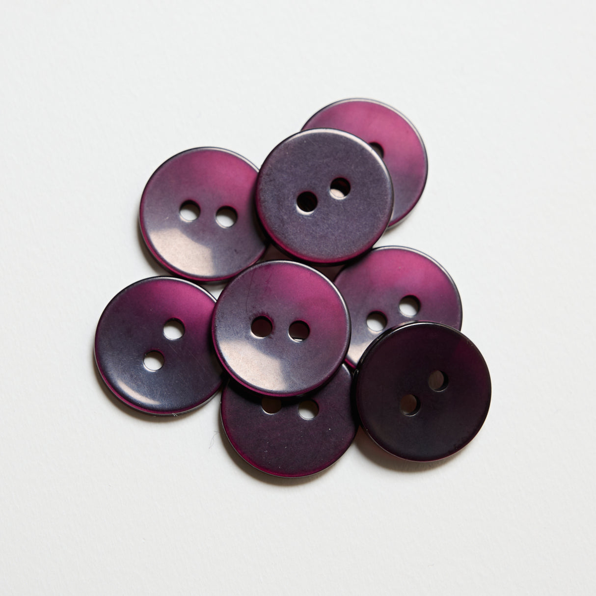 Mayflower Create Knapper - 2-Huls Transpla 14-23mm - Transparent Blomme