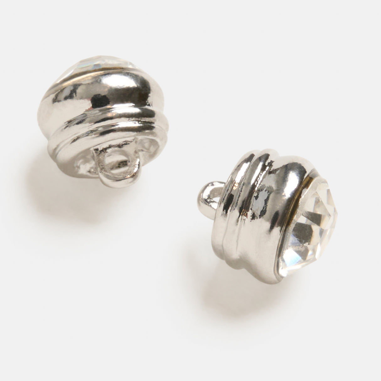 Mayflower Create Knapper - Rhinsten - Rund Klar - 10 mm (2 stk.)