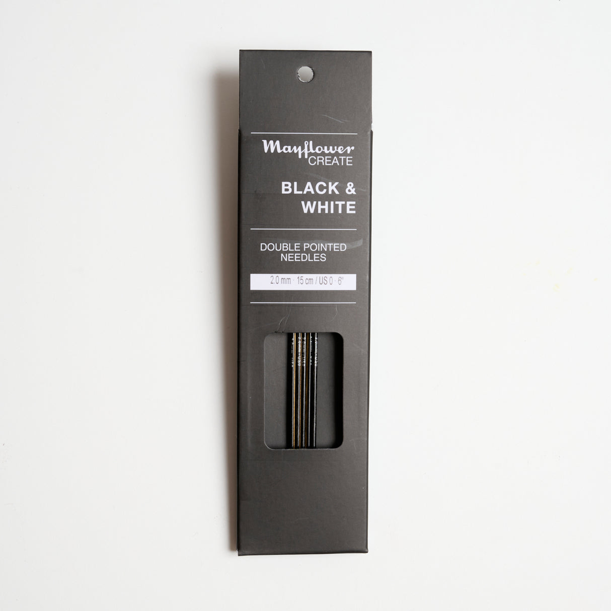 Mayflower Create Black & White Double-pointed needles