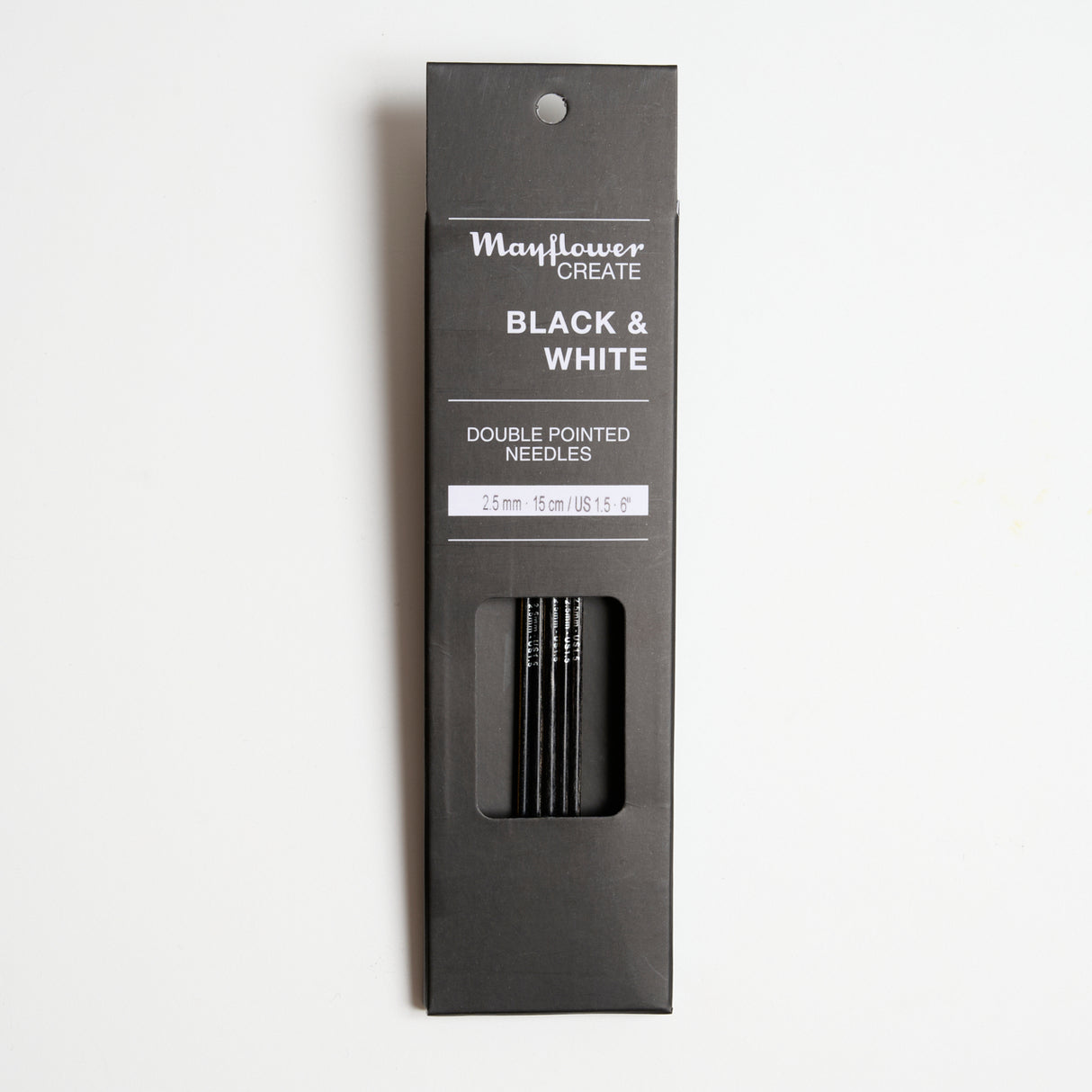 Mayflower Create Black & White Double-pointed needles
