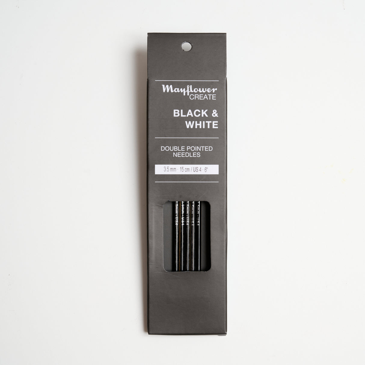 Mayflower Create Black & White Double-pointed needles
