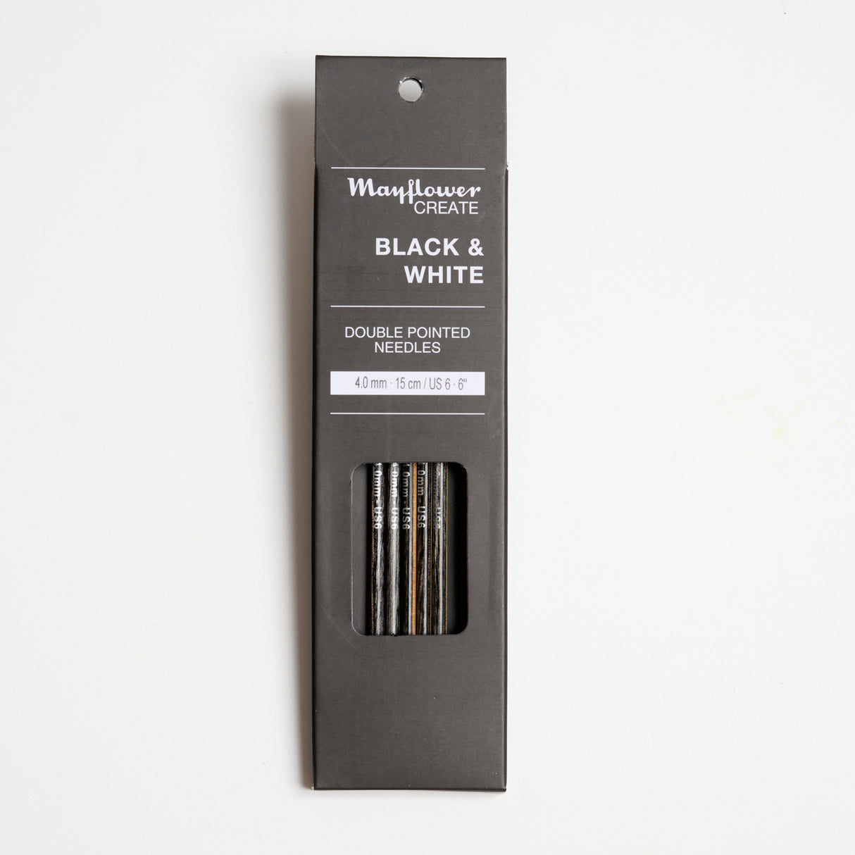 Mayflower Create Black & White Double-pointed needles