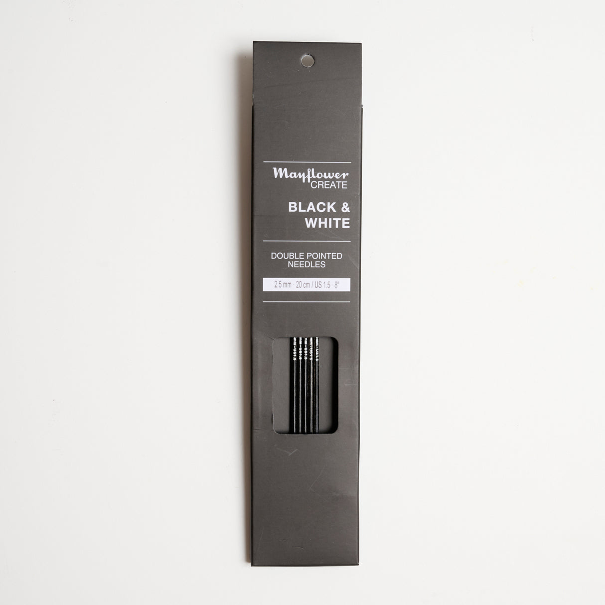 Mayflower Create Black & White Double-pointed needles