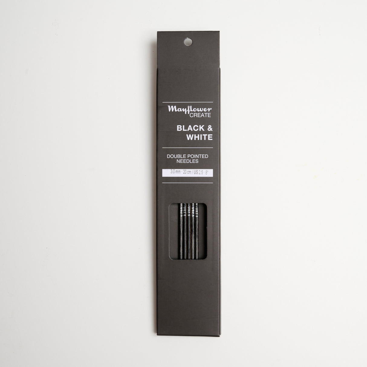 Mayflower Create Black & White Double-pointed needles