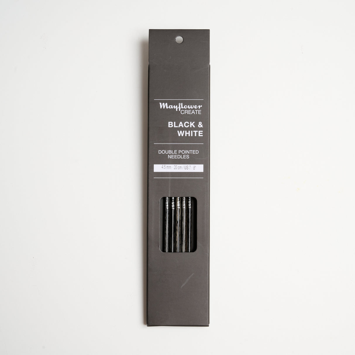 Mayflower Create Black & White Double-pointed needles