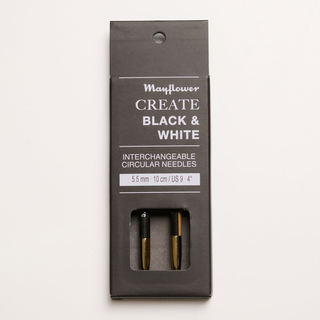 Mayflower Create Black & White Interchangeable Circular Needles