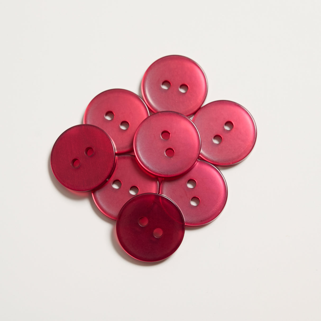 Mayflower Create Buttons - 2-Hole Transparent