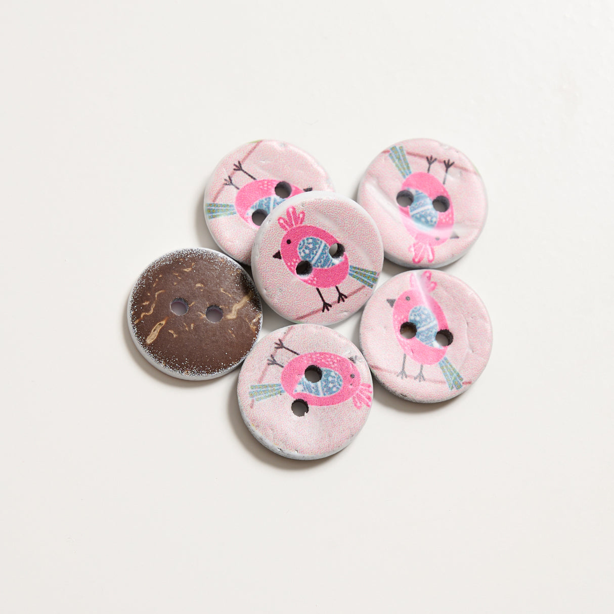 Mayflower Create Buttons - Bird (6 pcs.)