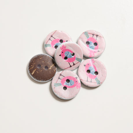 Mayflower Create Buttons - Bird (6 pcs.)