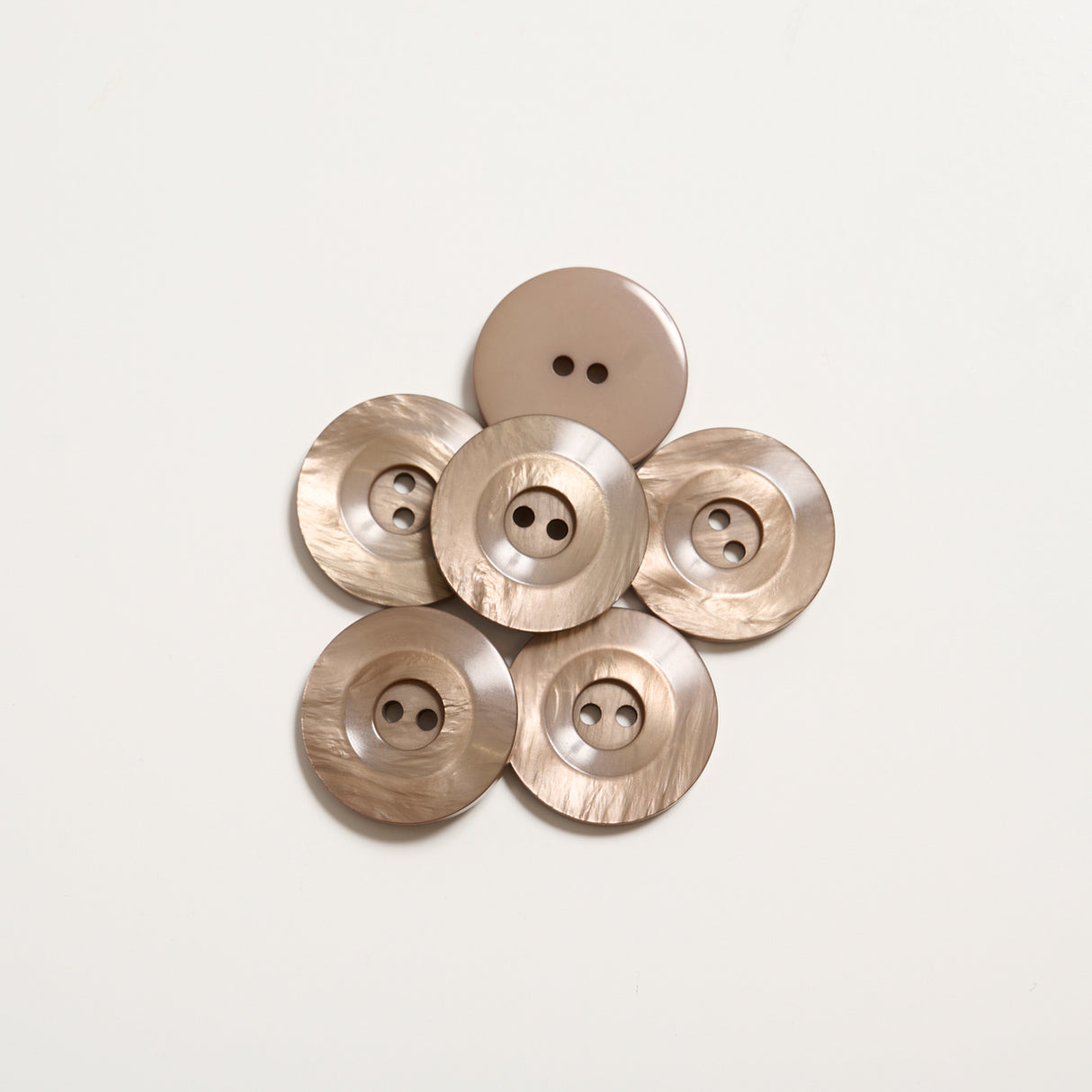 Mayflower Create Buttons - 2-Hole Stone Look (6 pcs.)