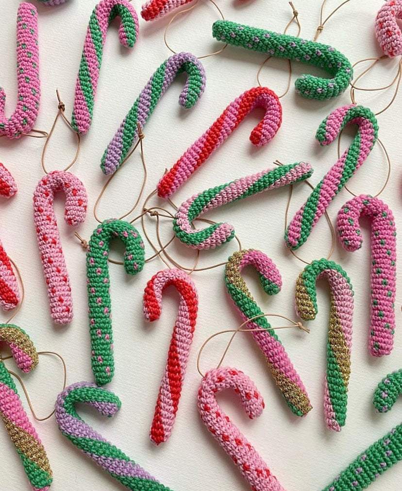 Candy cane (Christmas) crochet