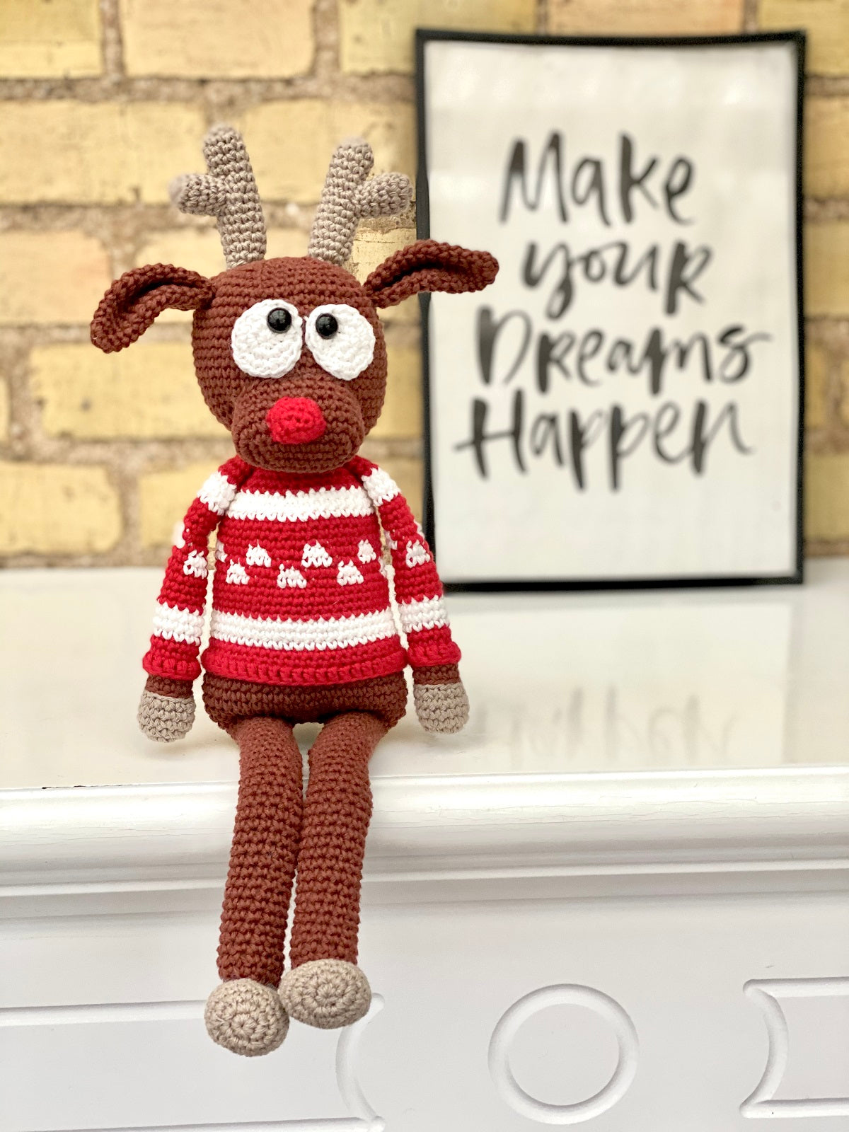 The reindeer Rupert Pattern