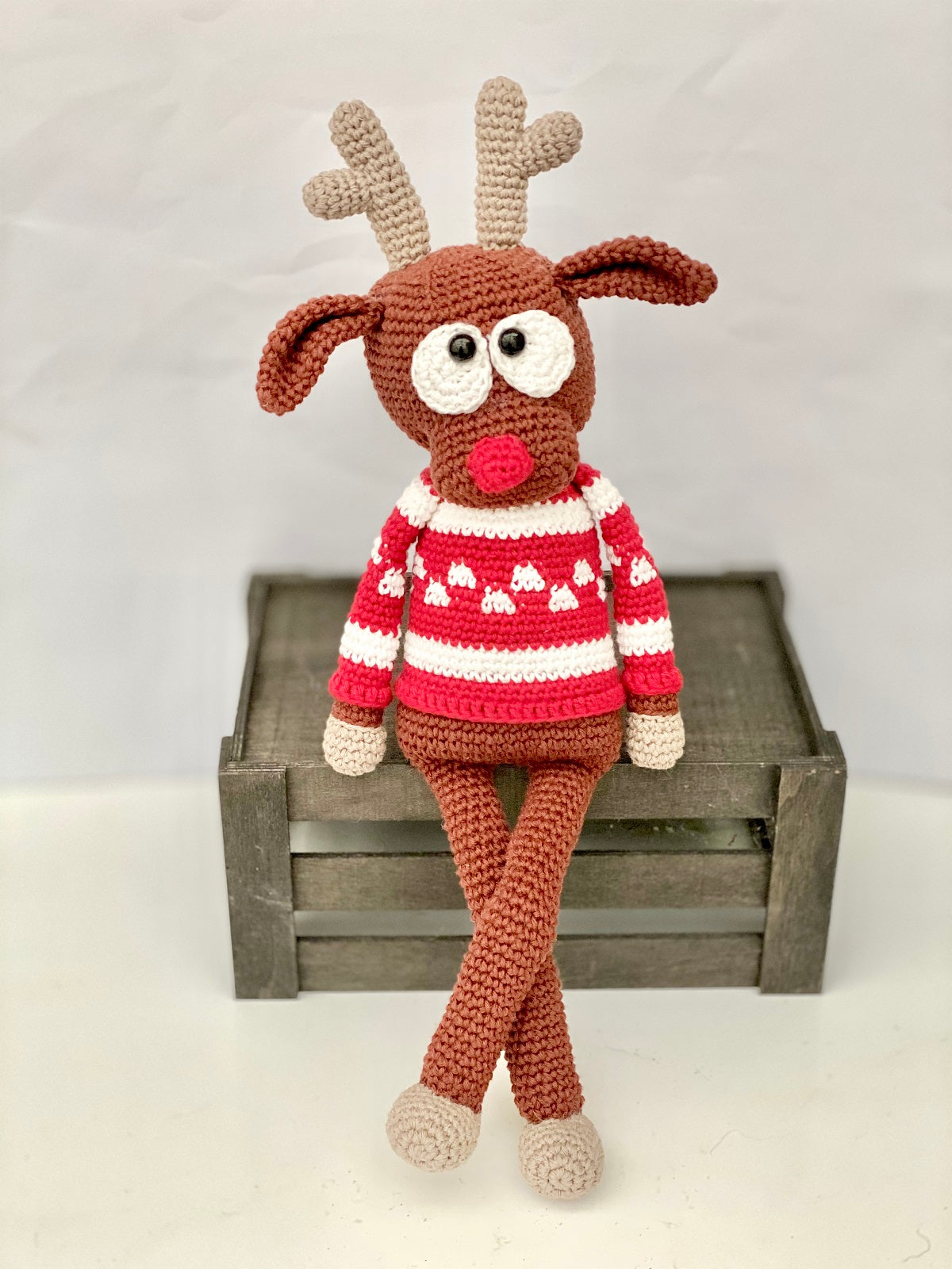 The reindeer Rupert Pattern