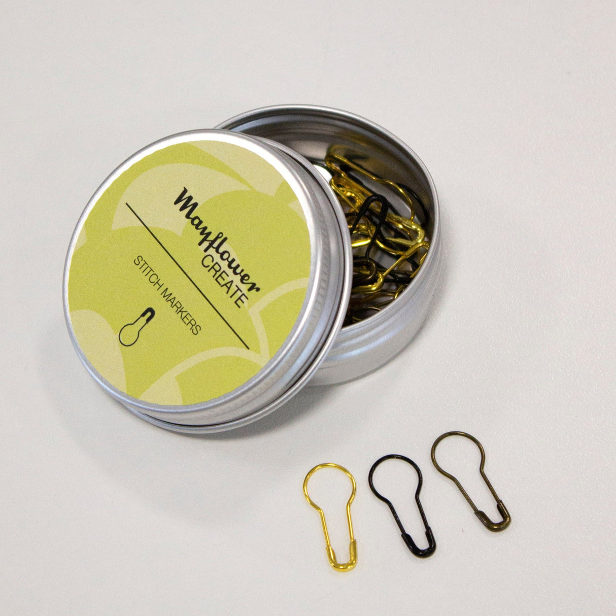 Mayflower Create Stitch Markers Metal 45 pcs. 2.15cm