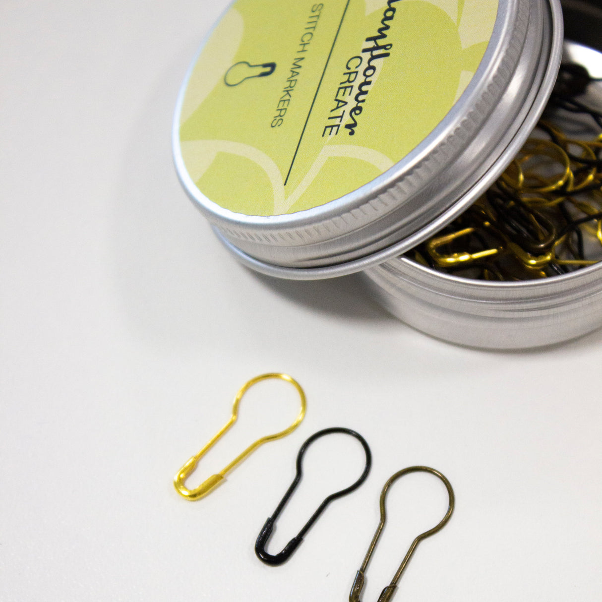 Mayflower Create Stitch Markers Metal 45 pcs. 2.15cm