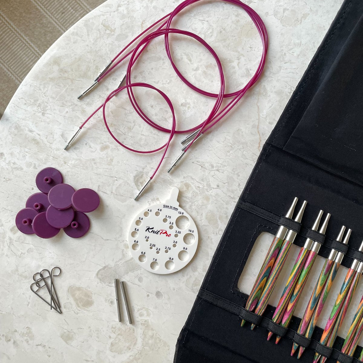Symfonie Interchangeable Circular Needle Set Deluxe 3.5-8.00mm
