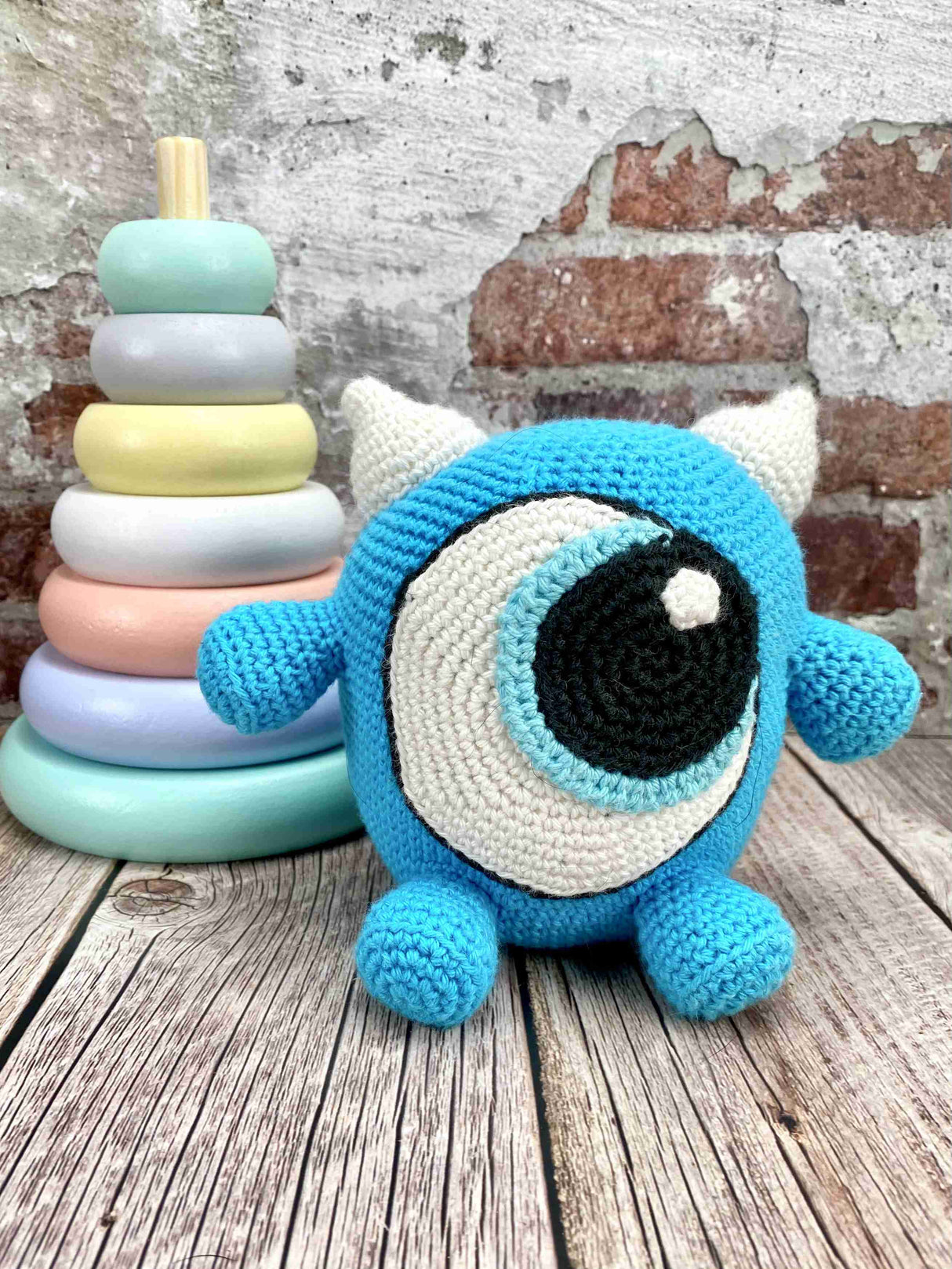 Blue Monster Pattern