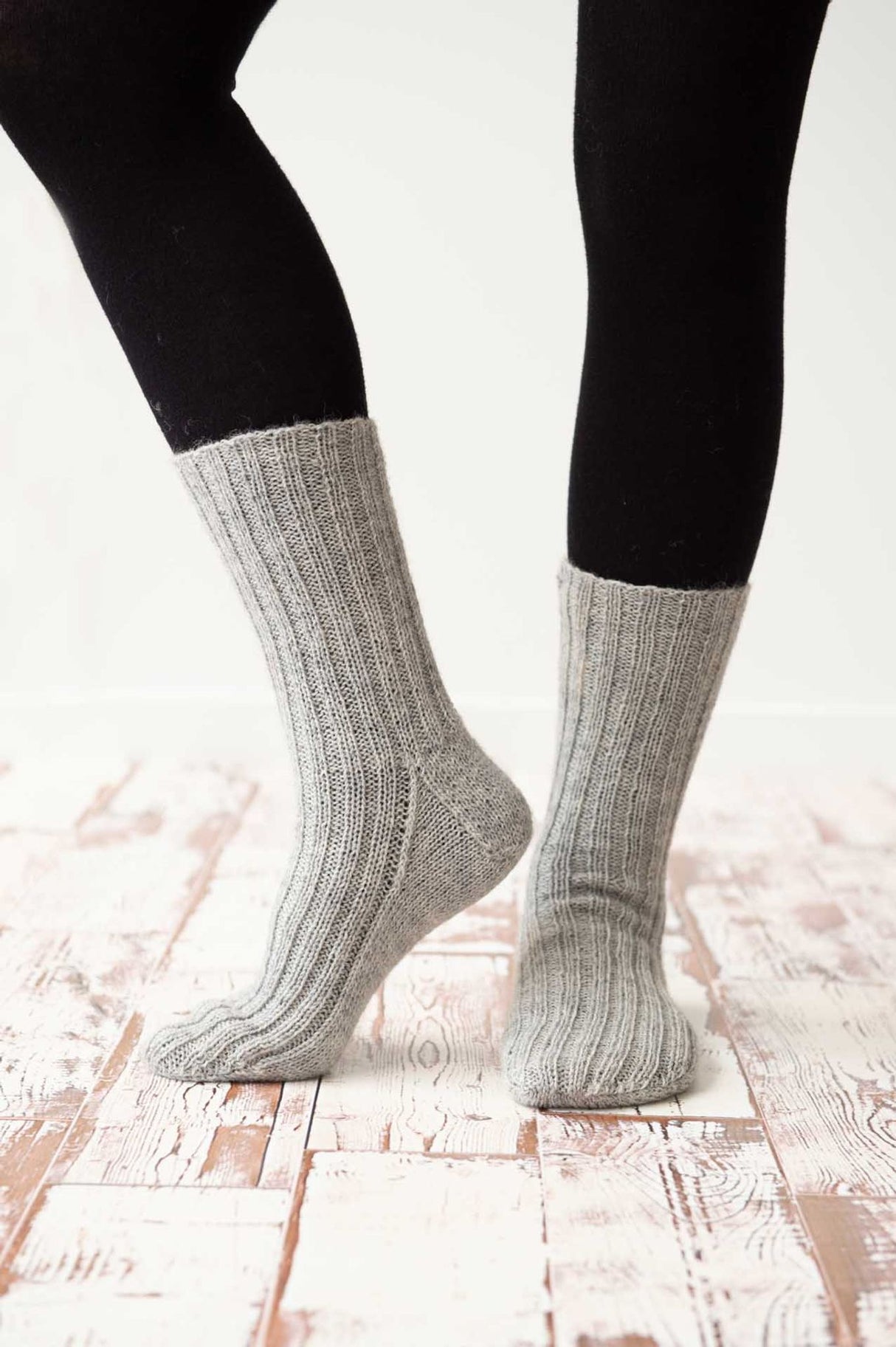 Ribbed socks