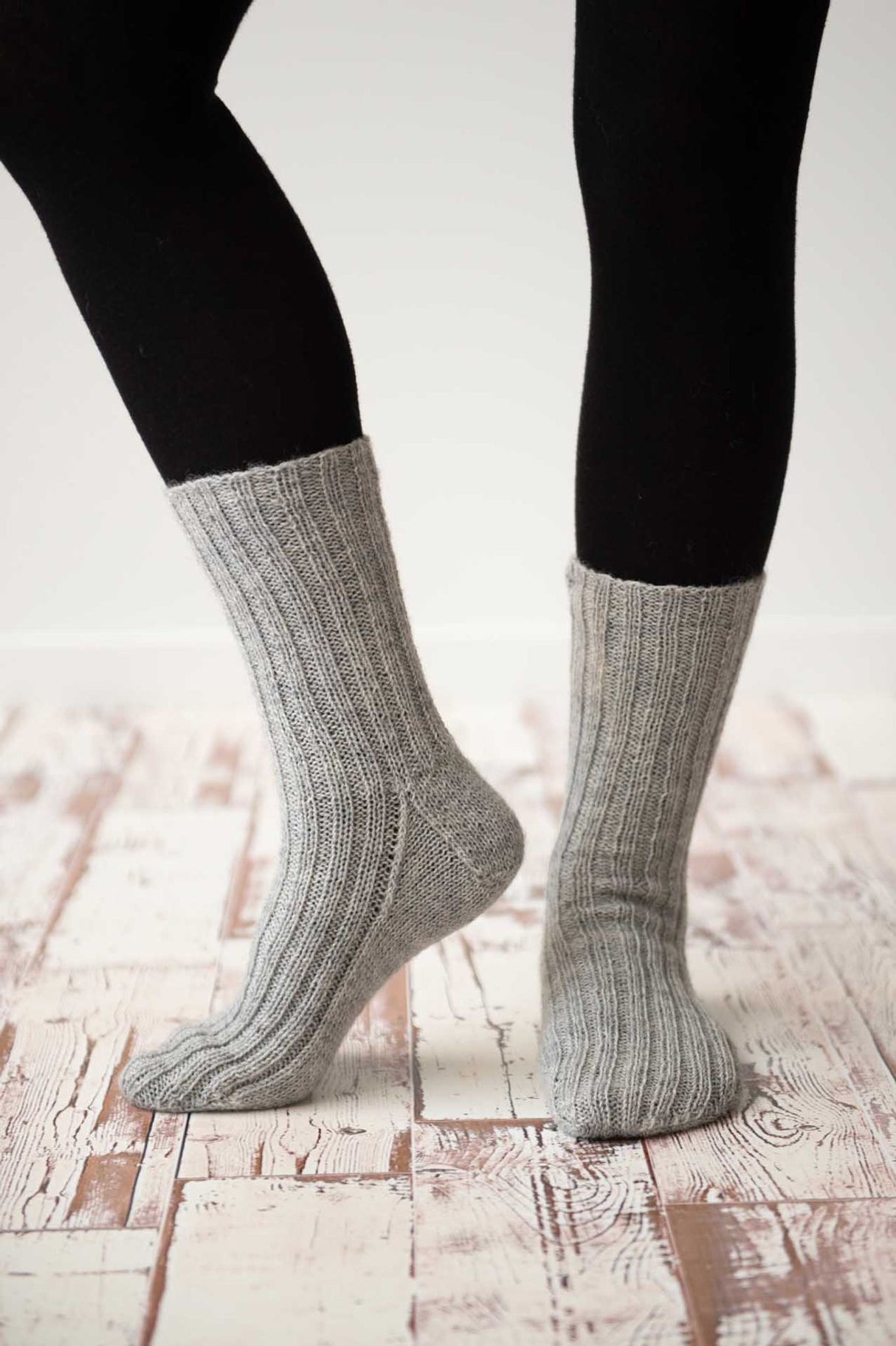 Ribbed socks