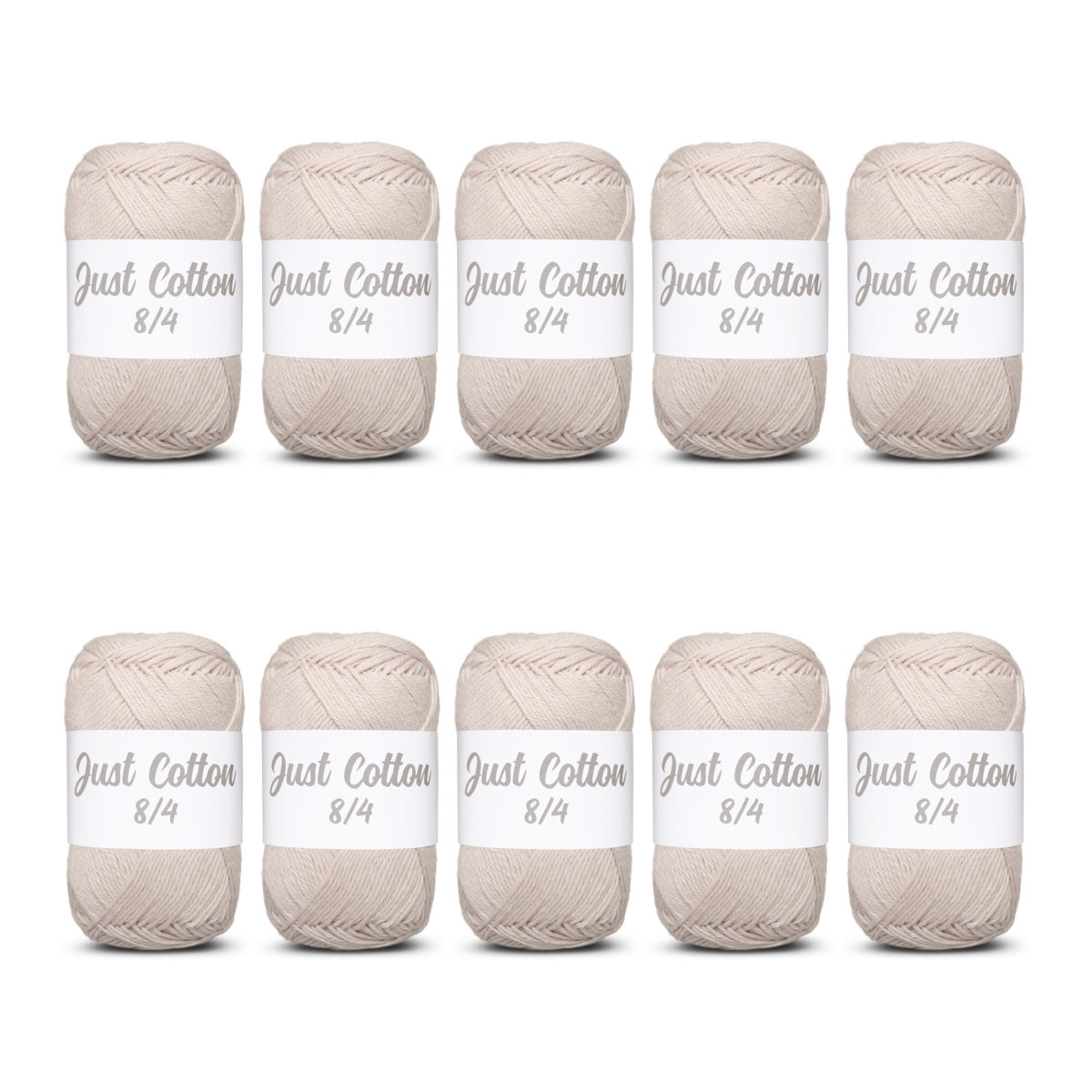 Just Cotton 8/4 10 pack