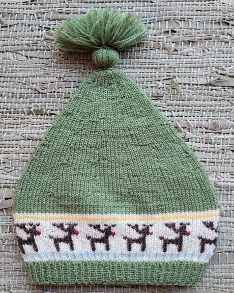 LF09 - Christmas hat with reindeer