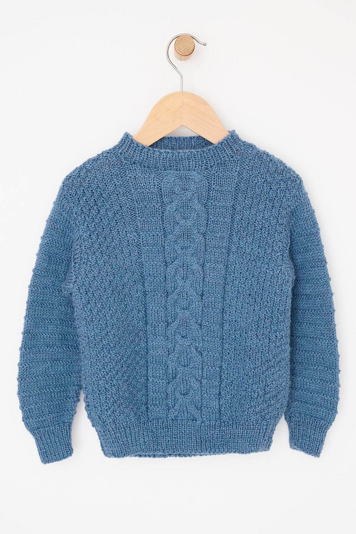 Cable sweater in pearl knit - Merry Style