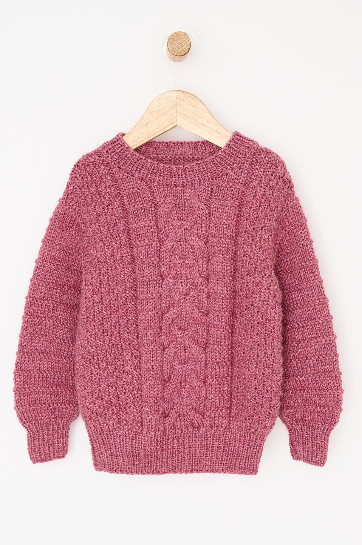 Cable sweater in pearl knit - Merry Style