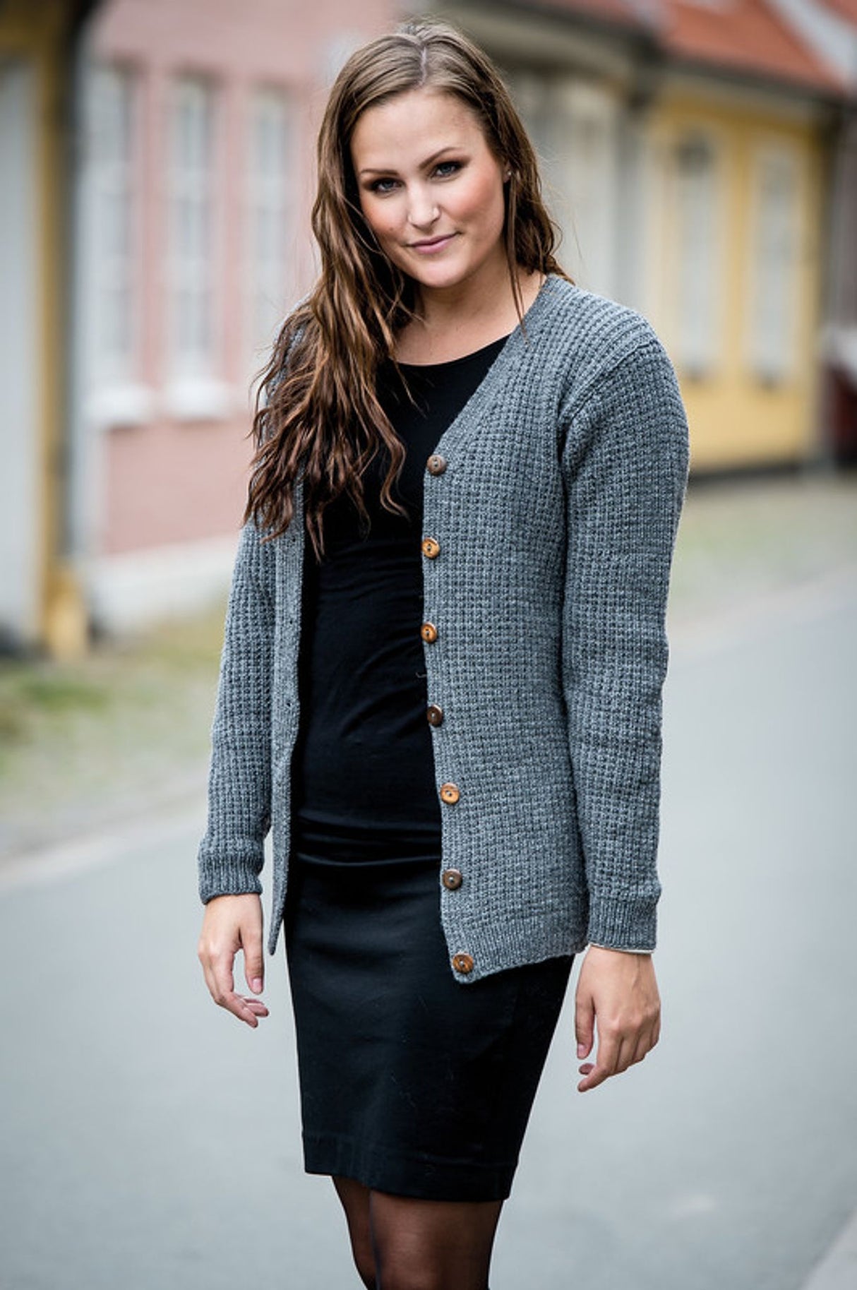 Cardigan with buttons 