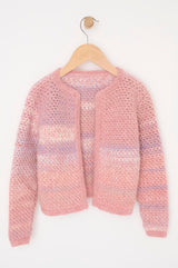 Short, crocheted jacket junior