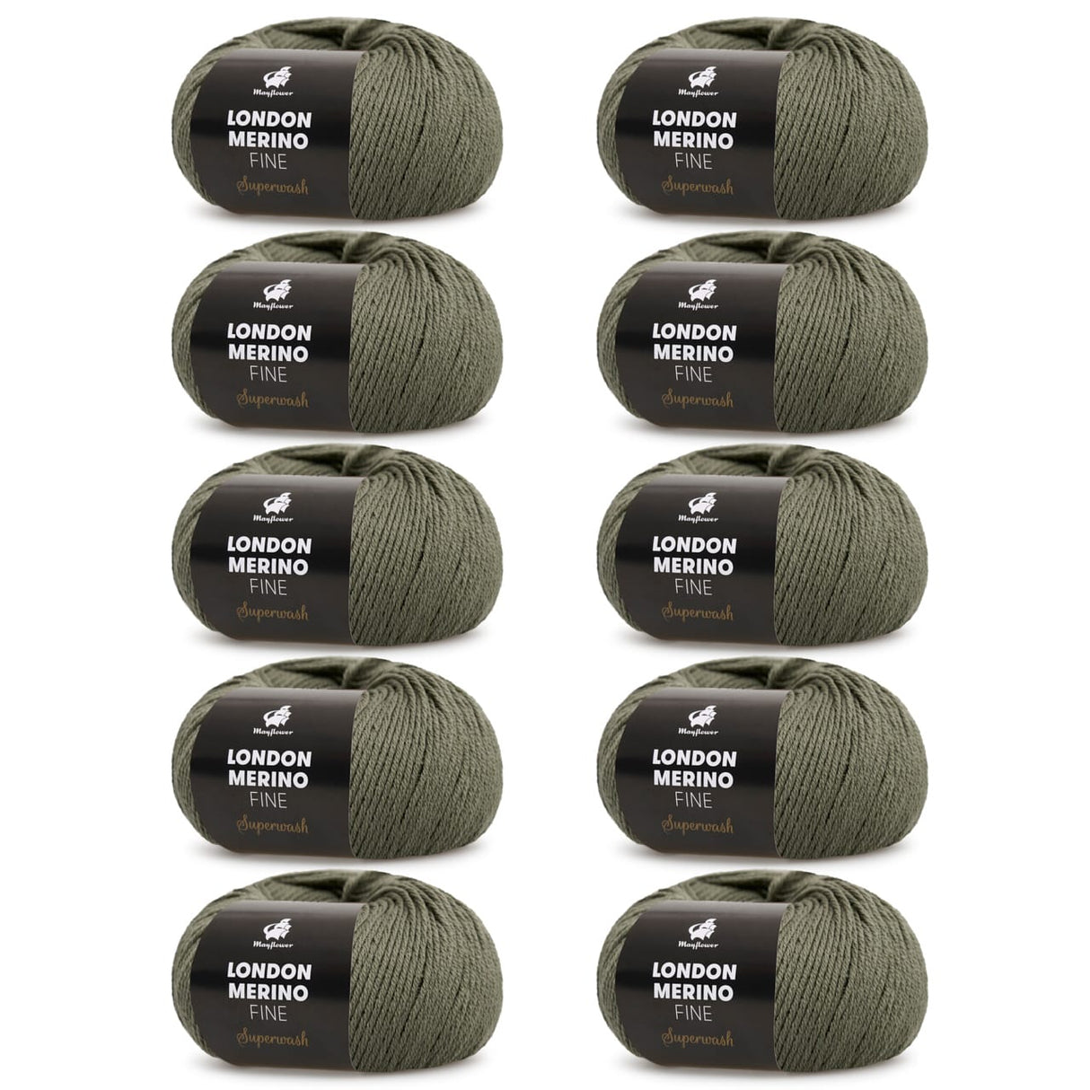 London Merino Fine 2. sortering 10-pack