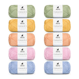 ANYDAY Cotton 8/4 Colorbag 10-pack