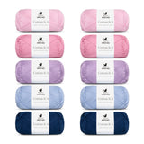 ANYDAY Cotton 8/4 Colorbag 10-pack